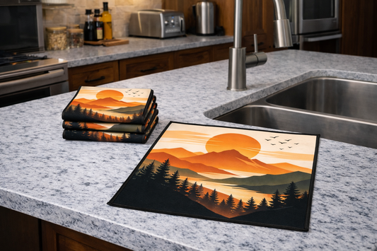 Calme des montagnes — Torchons