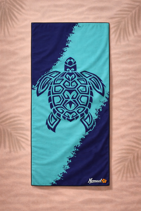 Aqua Turtle Drift — Signature
