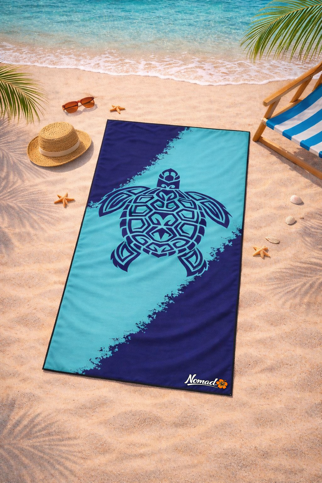 Aqua Turtle Drift — Signature