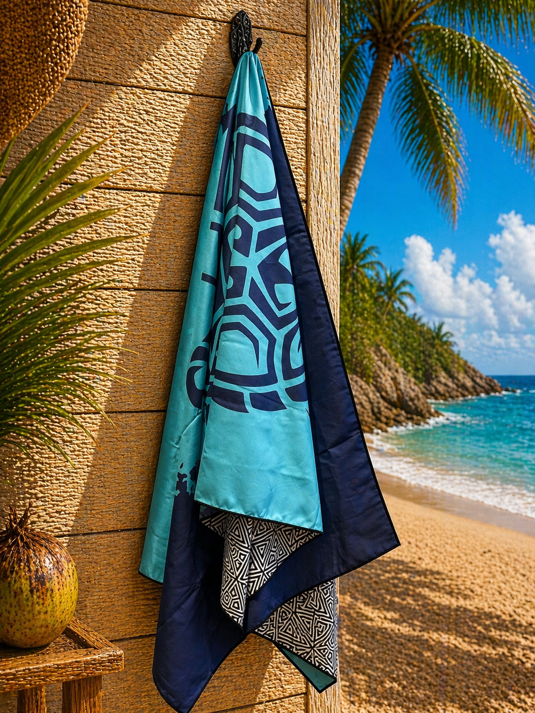 Aqua Turtle Drift — Signature