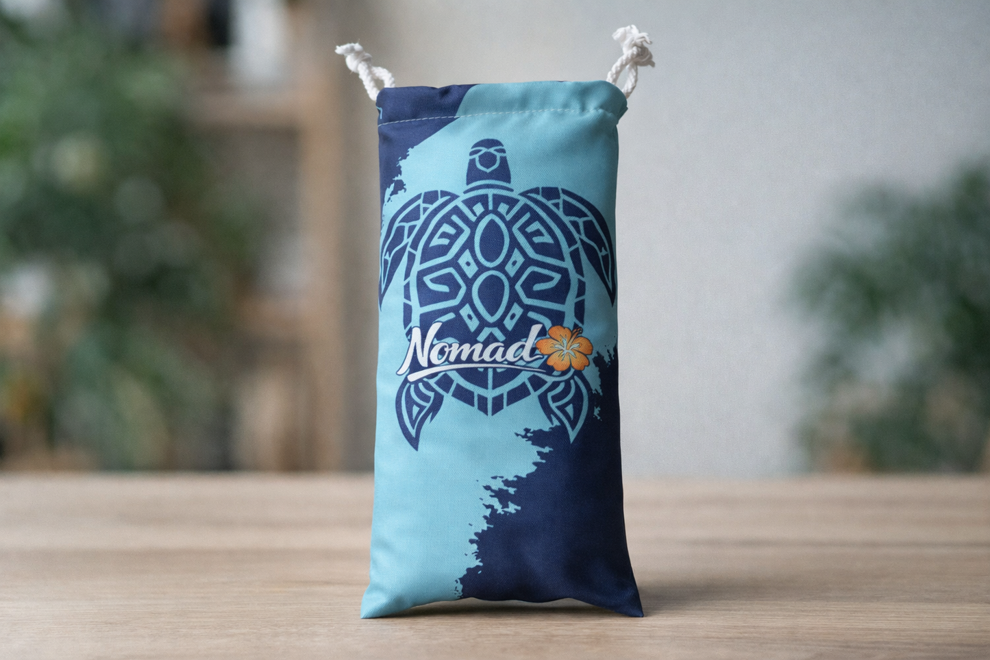 Aqua Turtle Drift — Signature